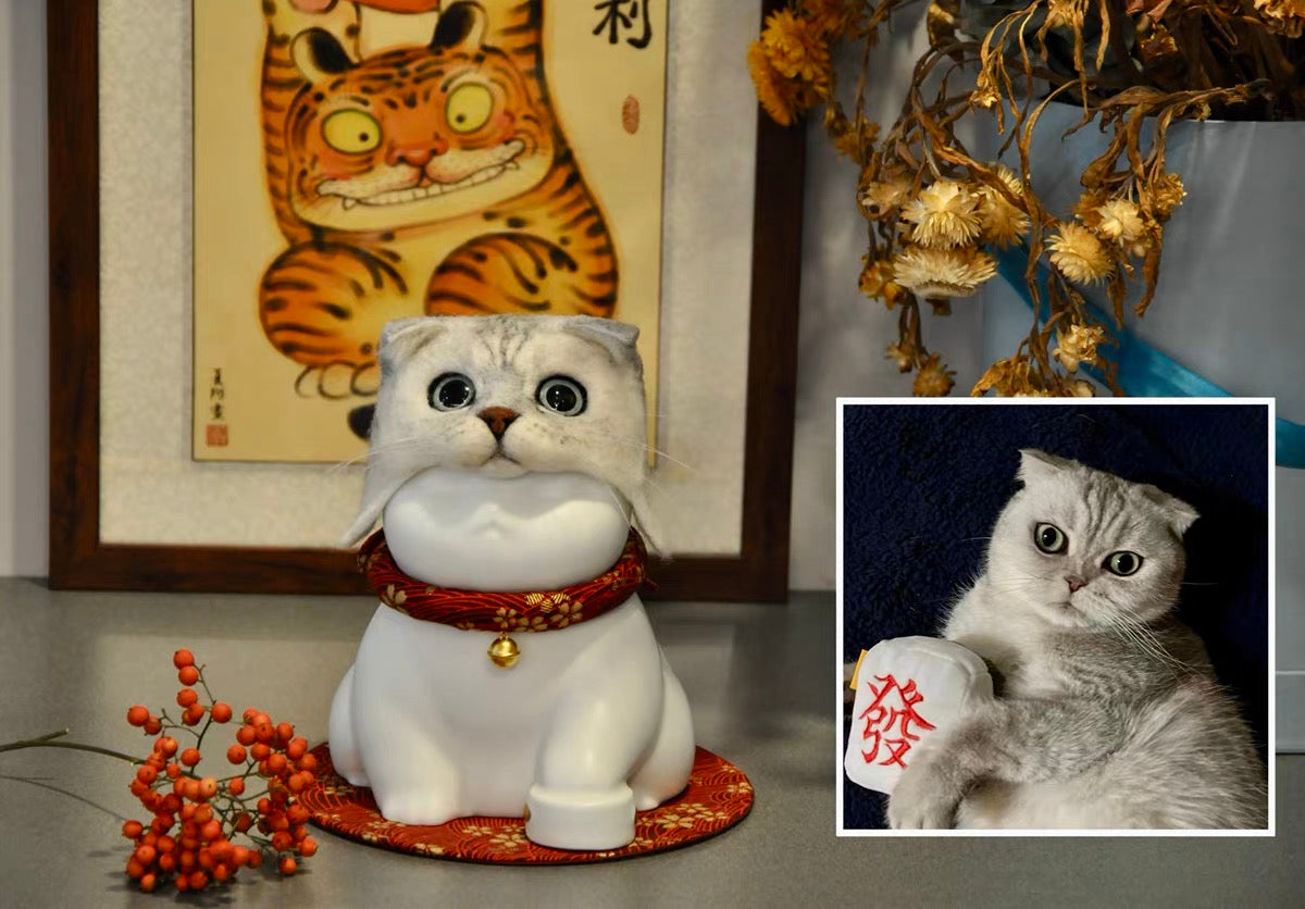 customized neko urn.