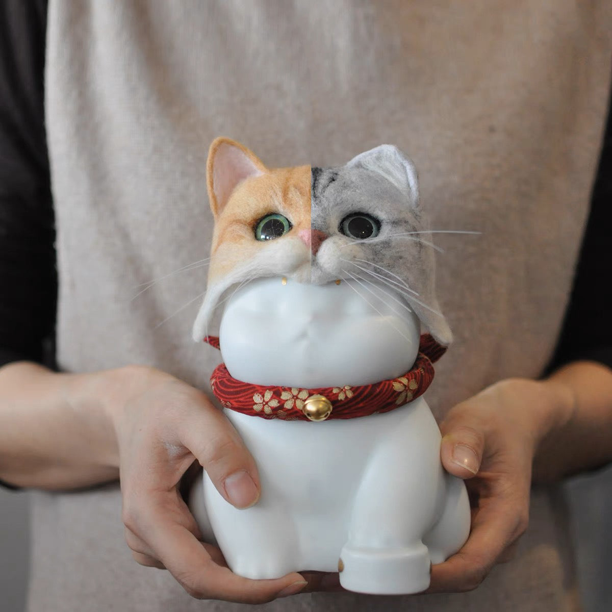 customized neko urn.